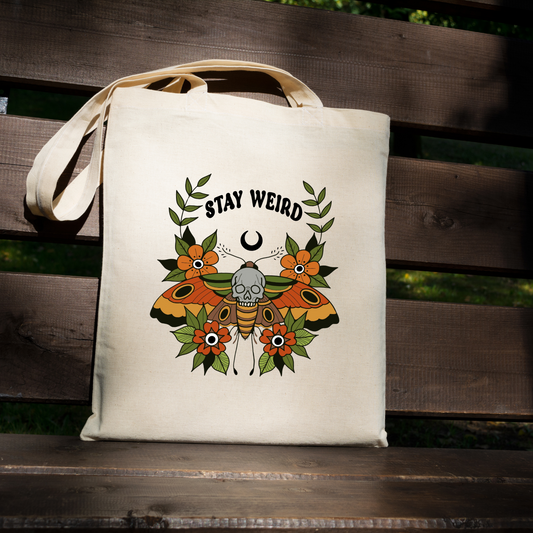 Stay Weird Tote Bag