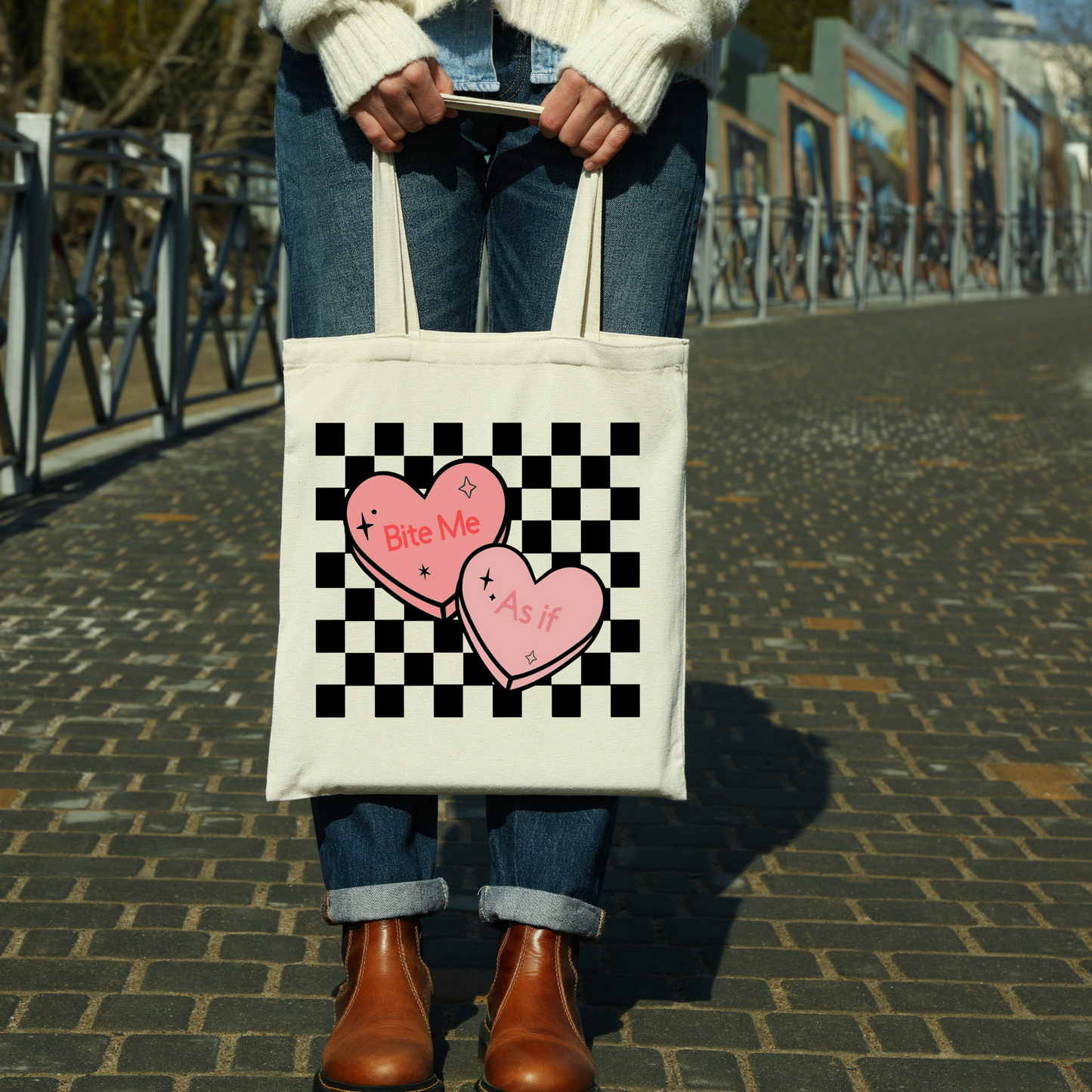 Pink Heart Valentine Bag