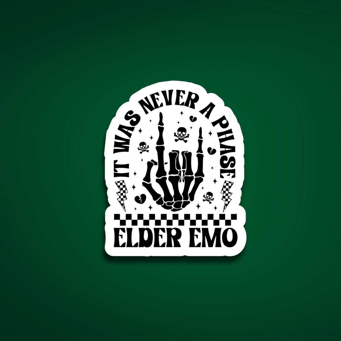 Emo Forever Sticker