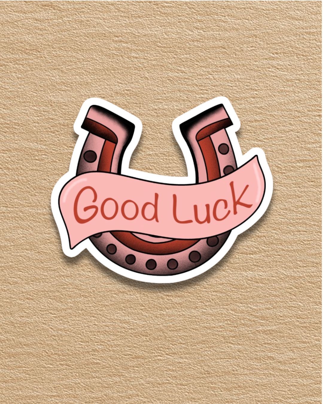 Horseshoe sticker