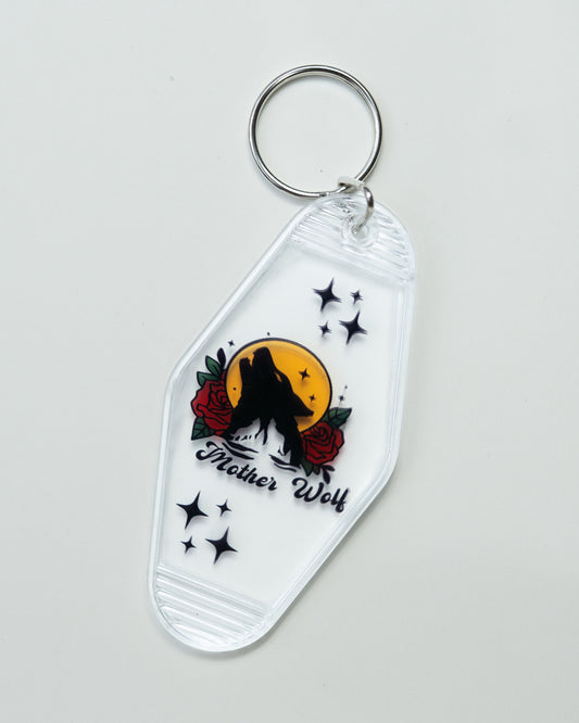 Mother Wolf Keychain