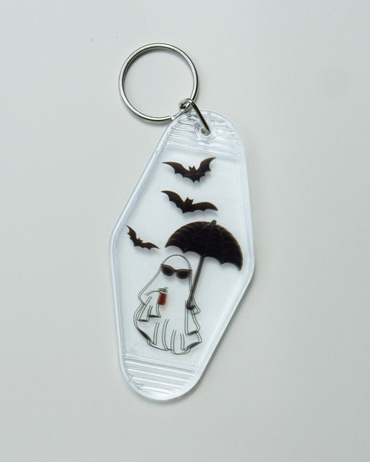 Gothic Ghost Keychain