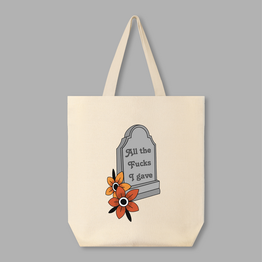Grave Stone Tote Bag