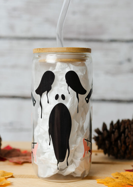 Scream Glass Cup