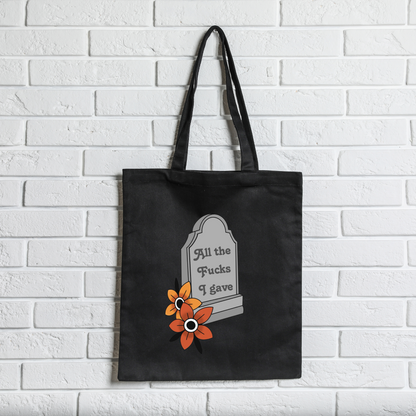 Grave Stone Tote Bag