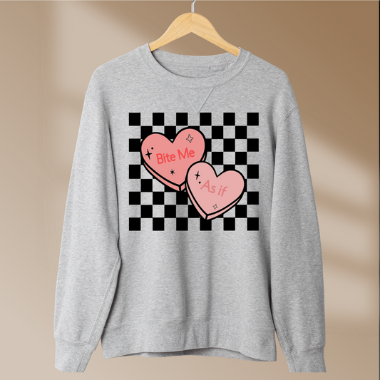 Pink Heart Crewneck