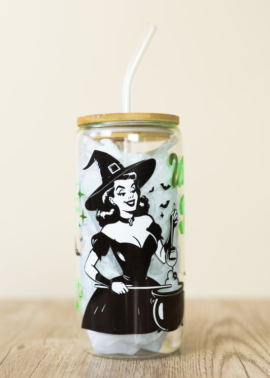 Witchy Woman glass cup