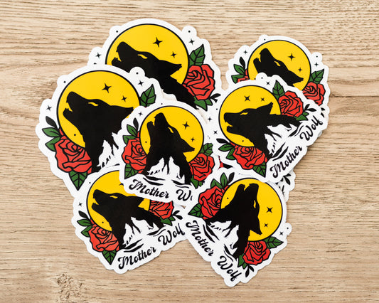 Mother Wolf Sticker