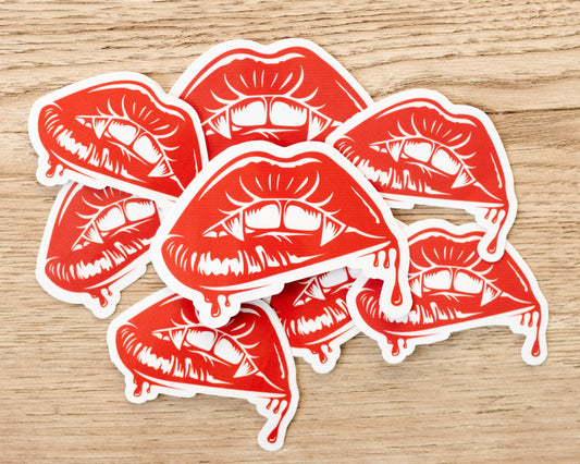 Vamp Lips Sticker