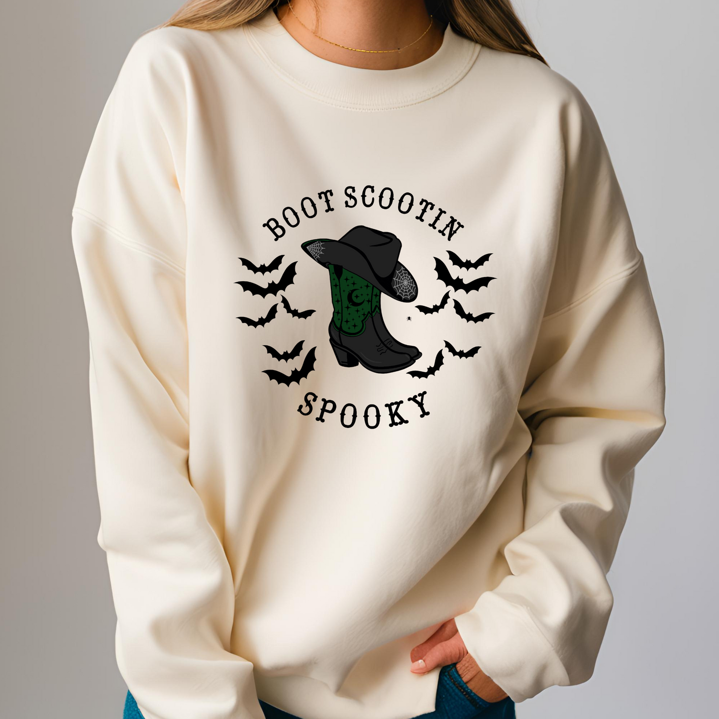 Boot Scootin' Spooky Crewneck