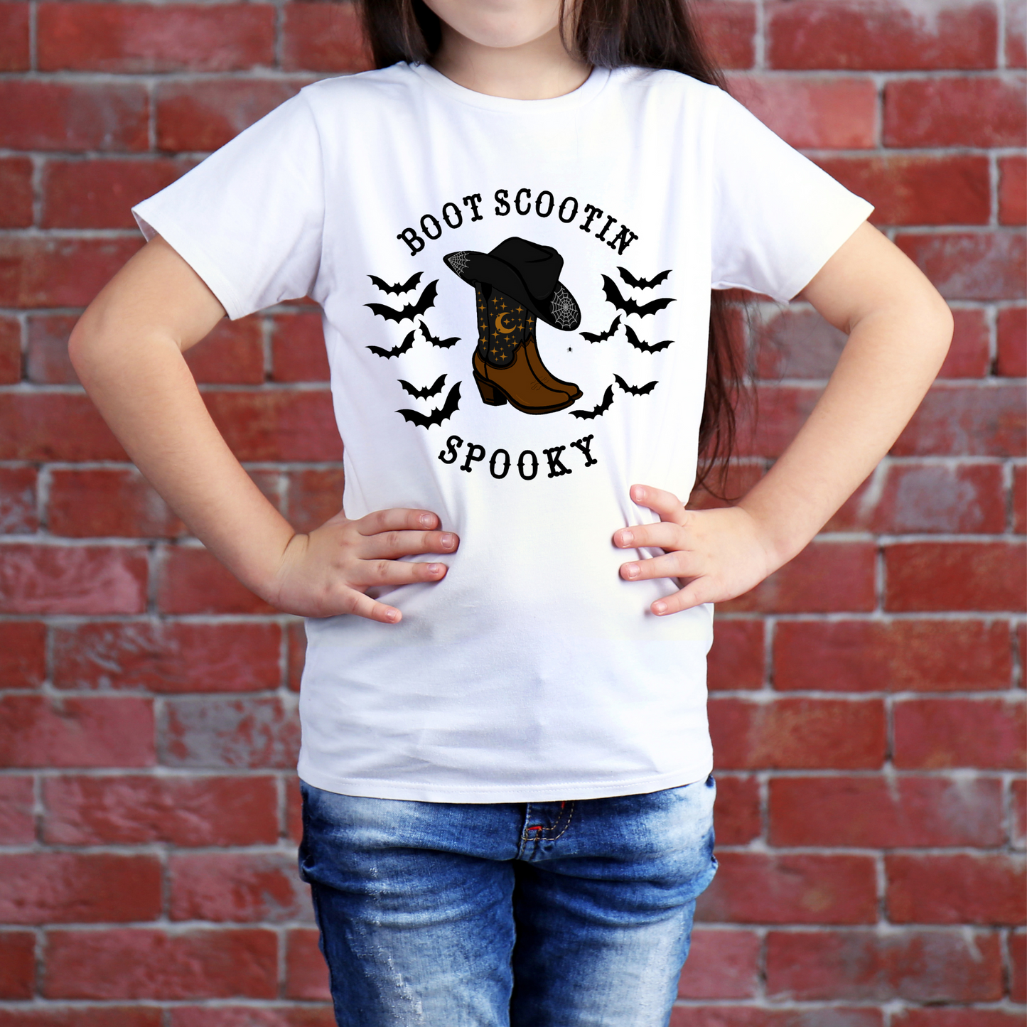 Kids Spooky Boots T-shirt