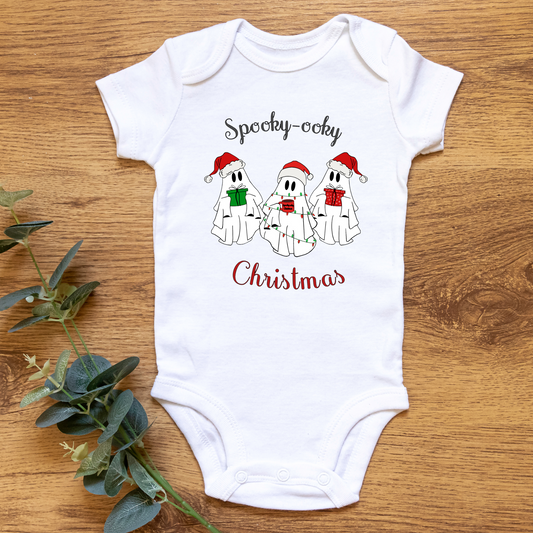 Baby Spooky Christmas Onesie