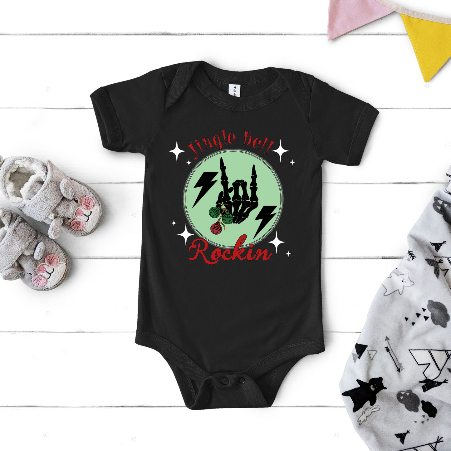 Baby Jingle Bell Rock Onesie