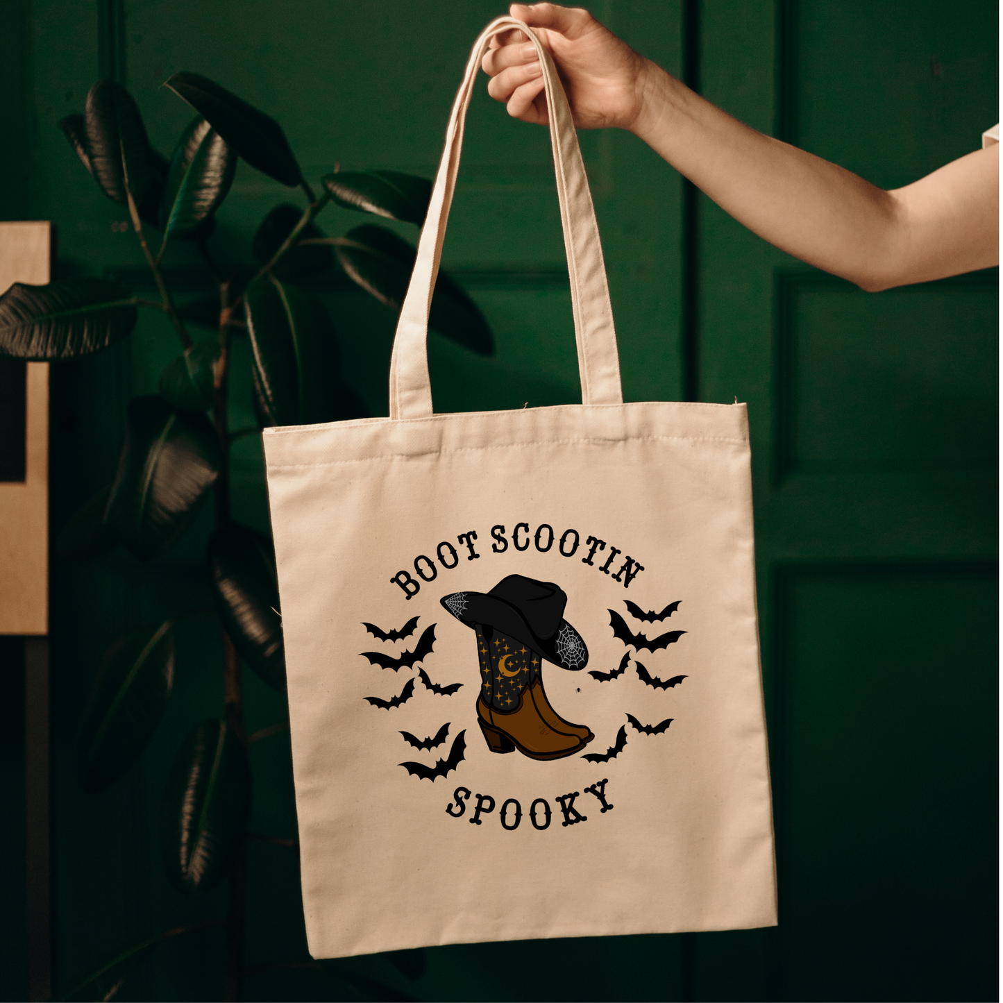 Boots 'n Spooky Tote Bag