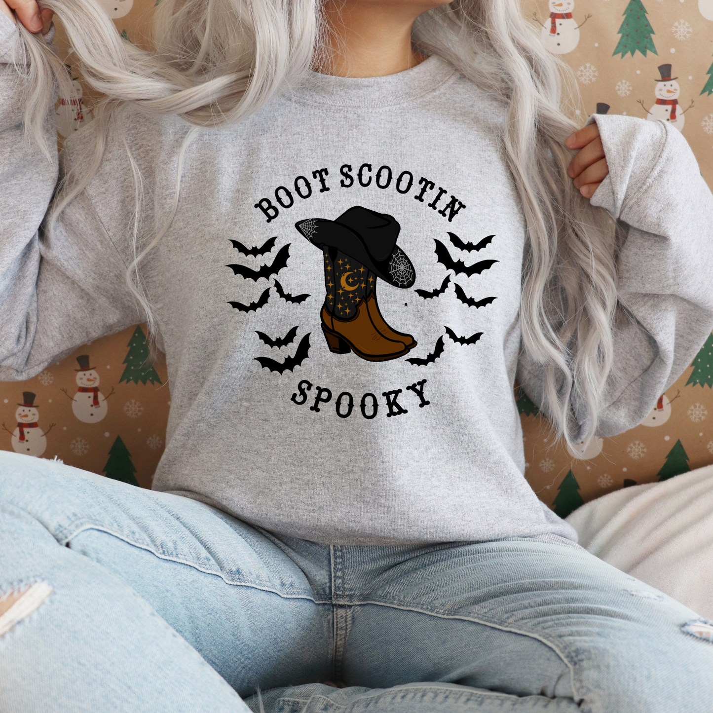 Boot Scootin' Spooky Crewneck