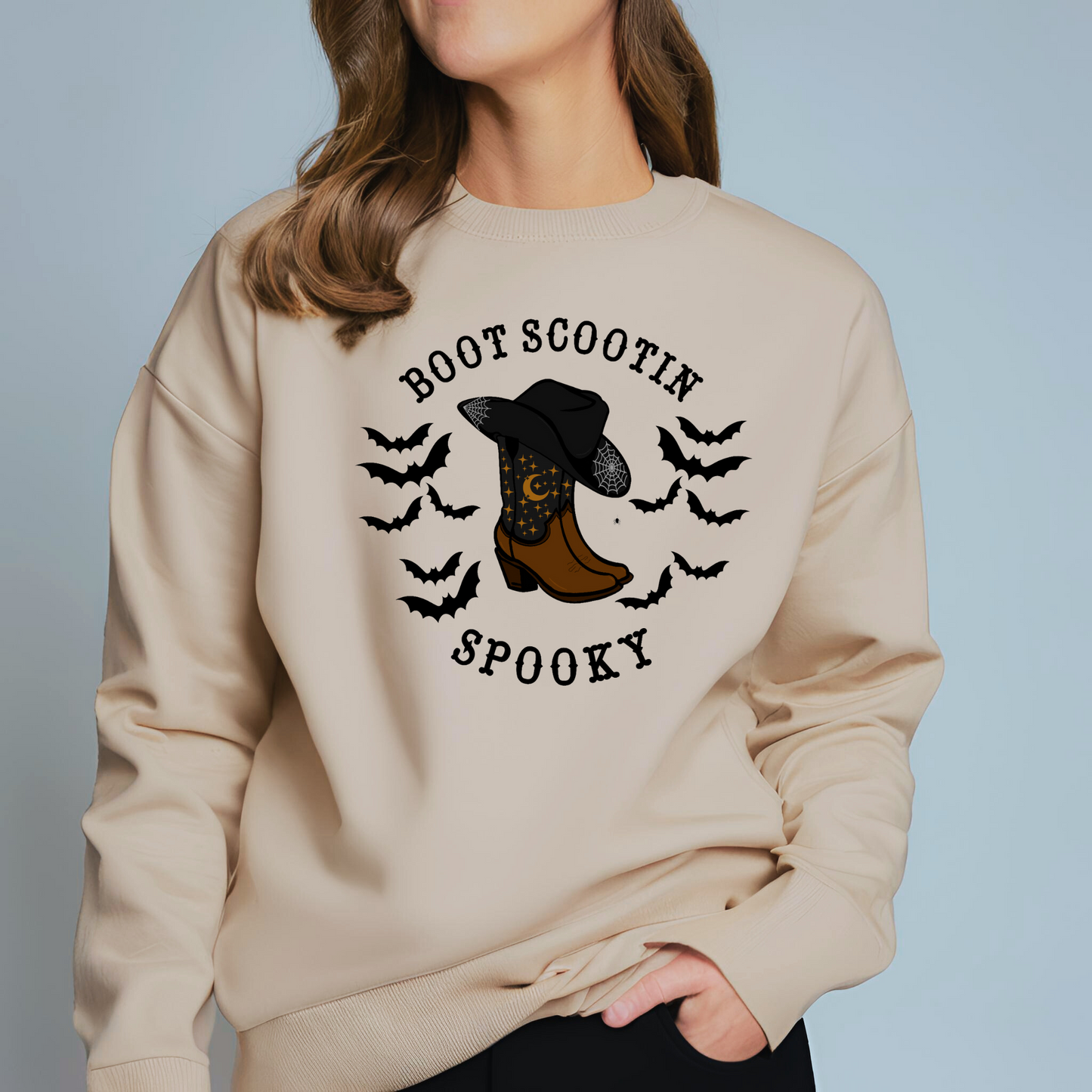 Boot Scootin' Spooky Crewneck