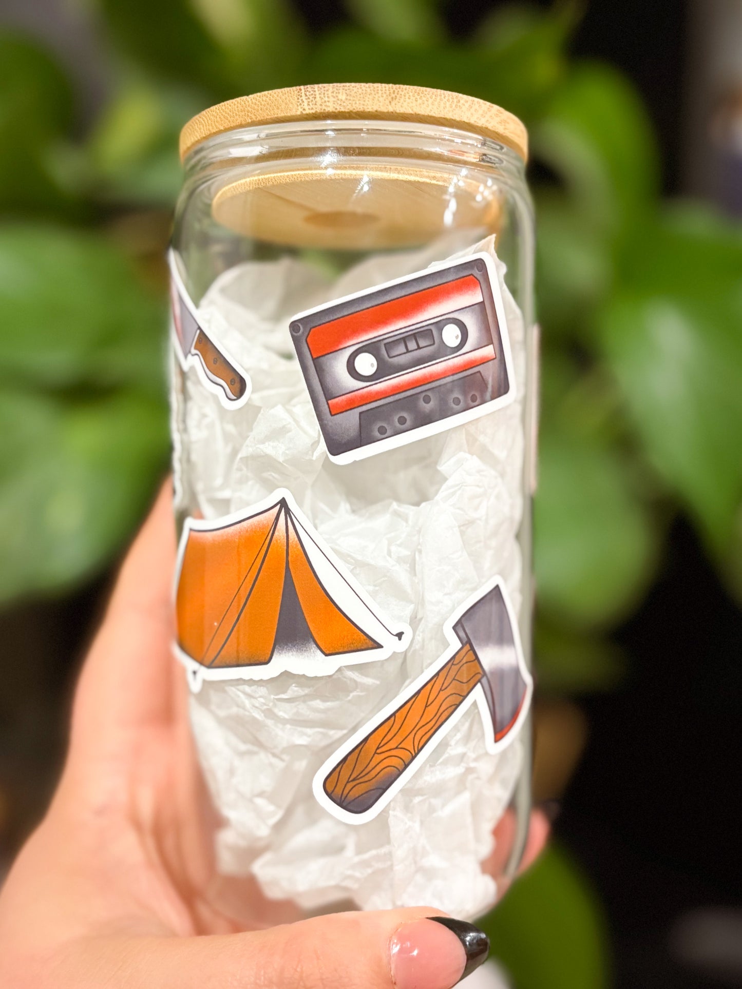 Killer Vibes Glass Cup