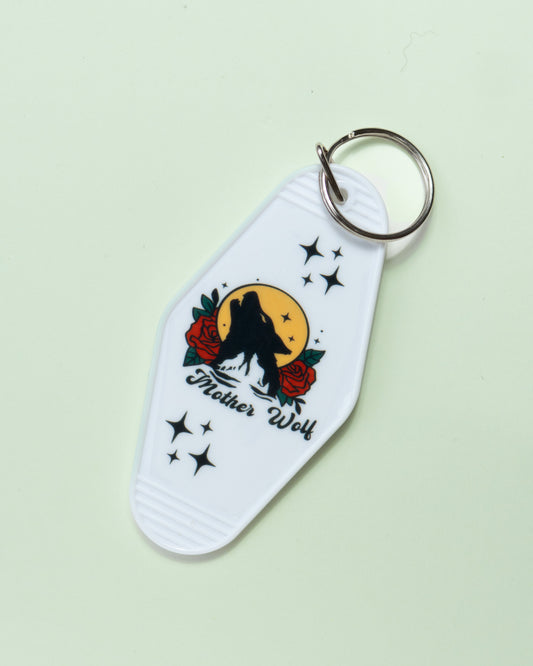 Mother Wolf Keychain