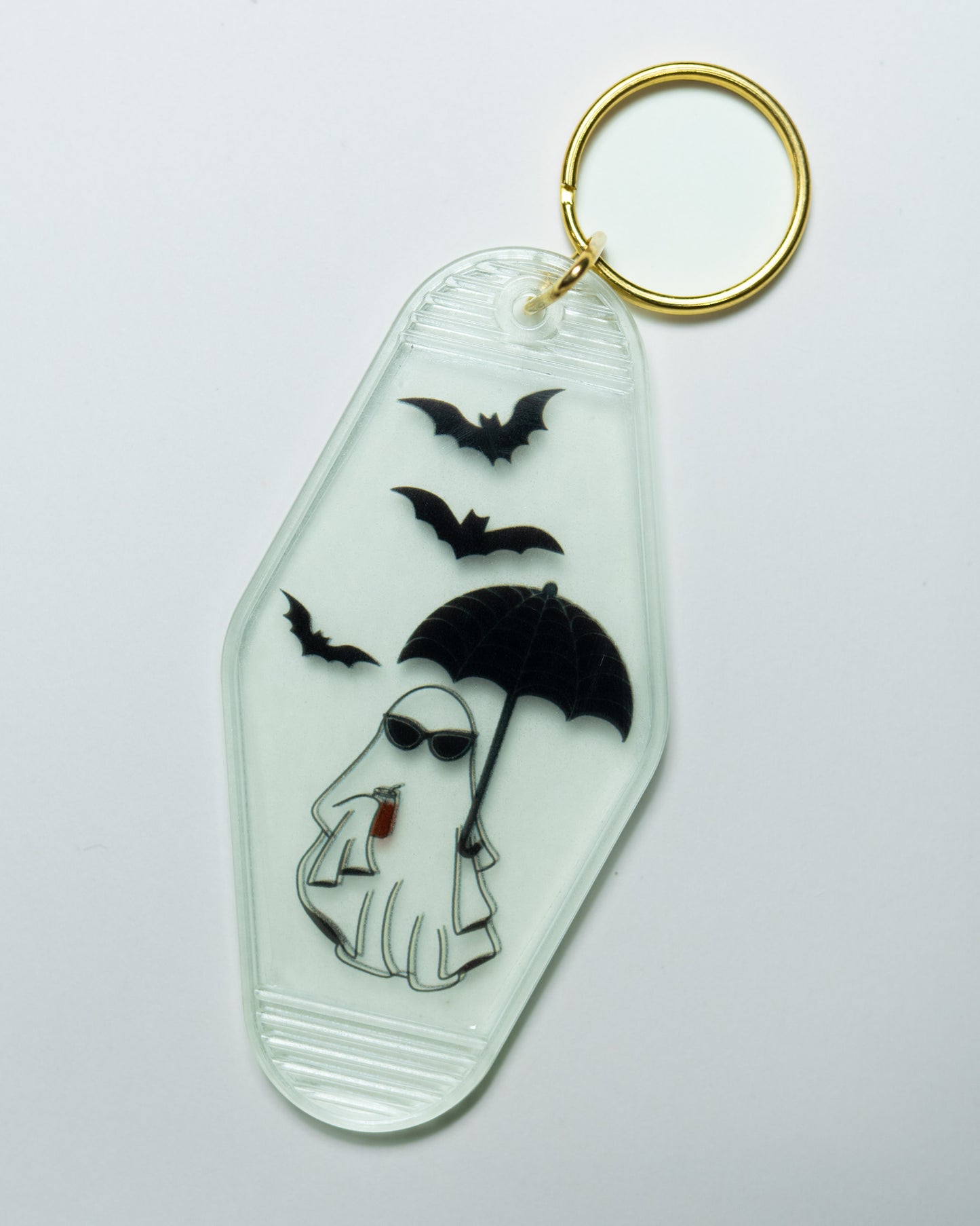 Gothic Ghost Glow Keychain