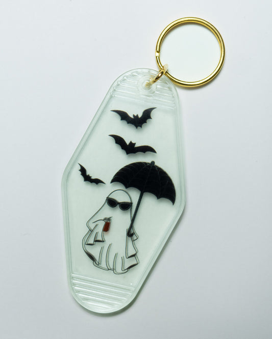 Gothic Ghost Glow Keychain