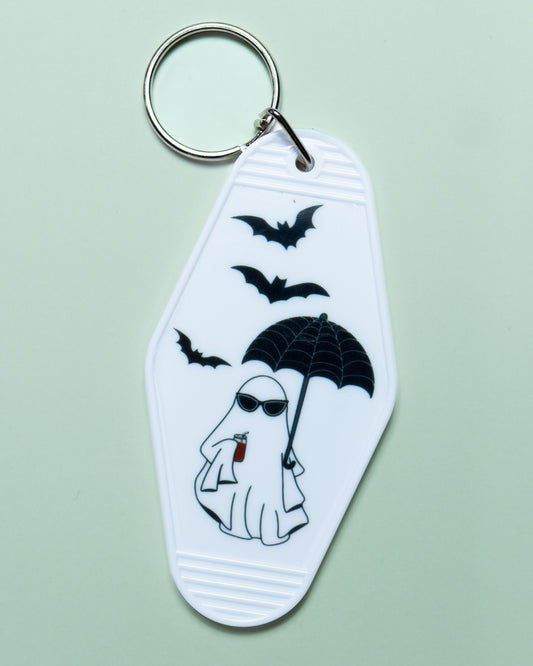 Gothic Ghost Keychain