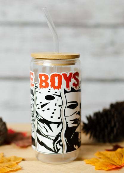 Boys Of Fall Glass Cup