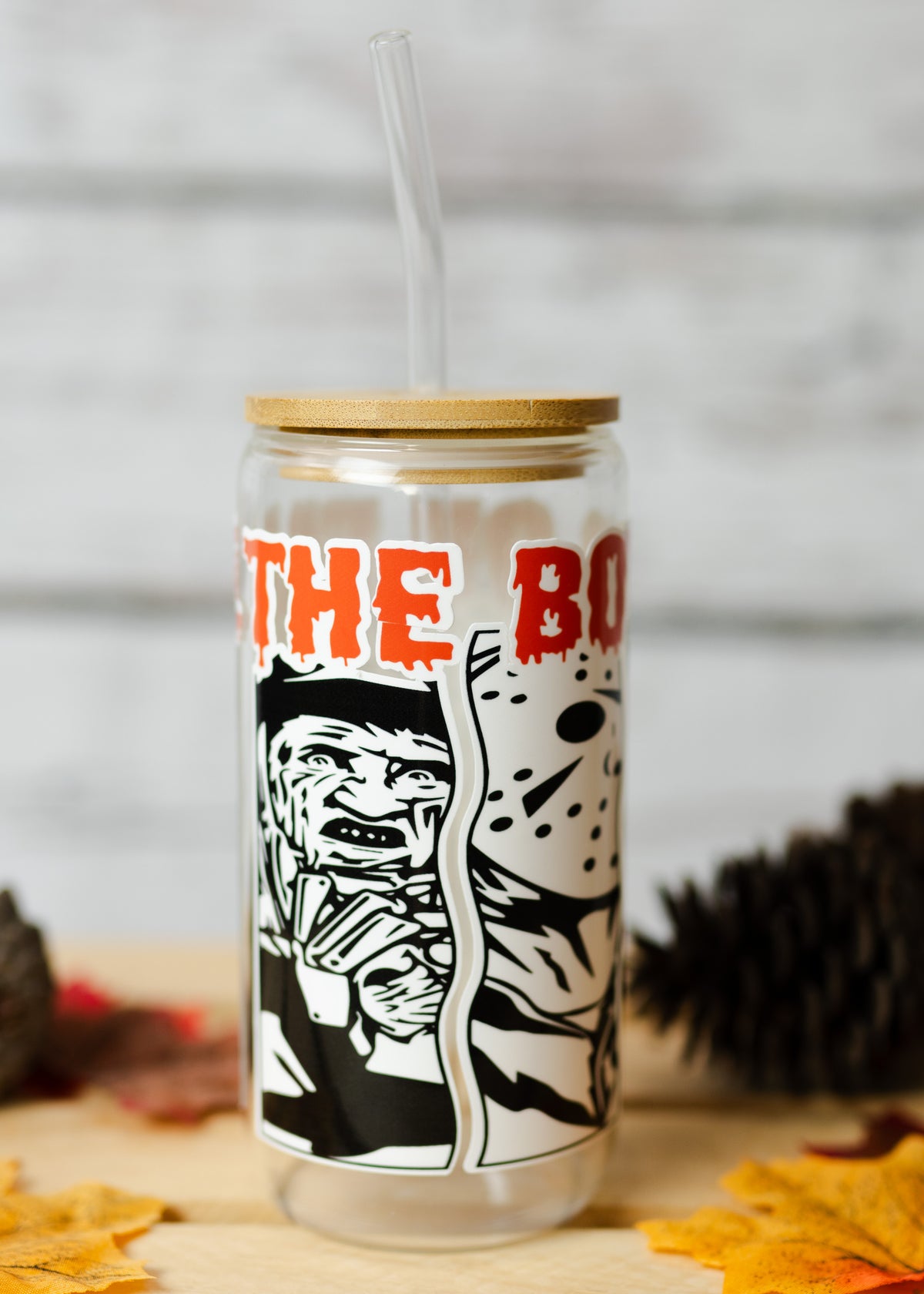 Boys Of Fall Glass Cup