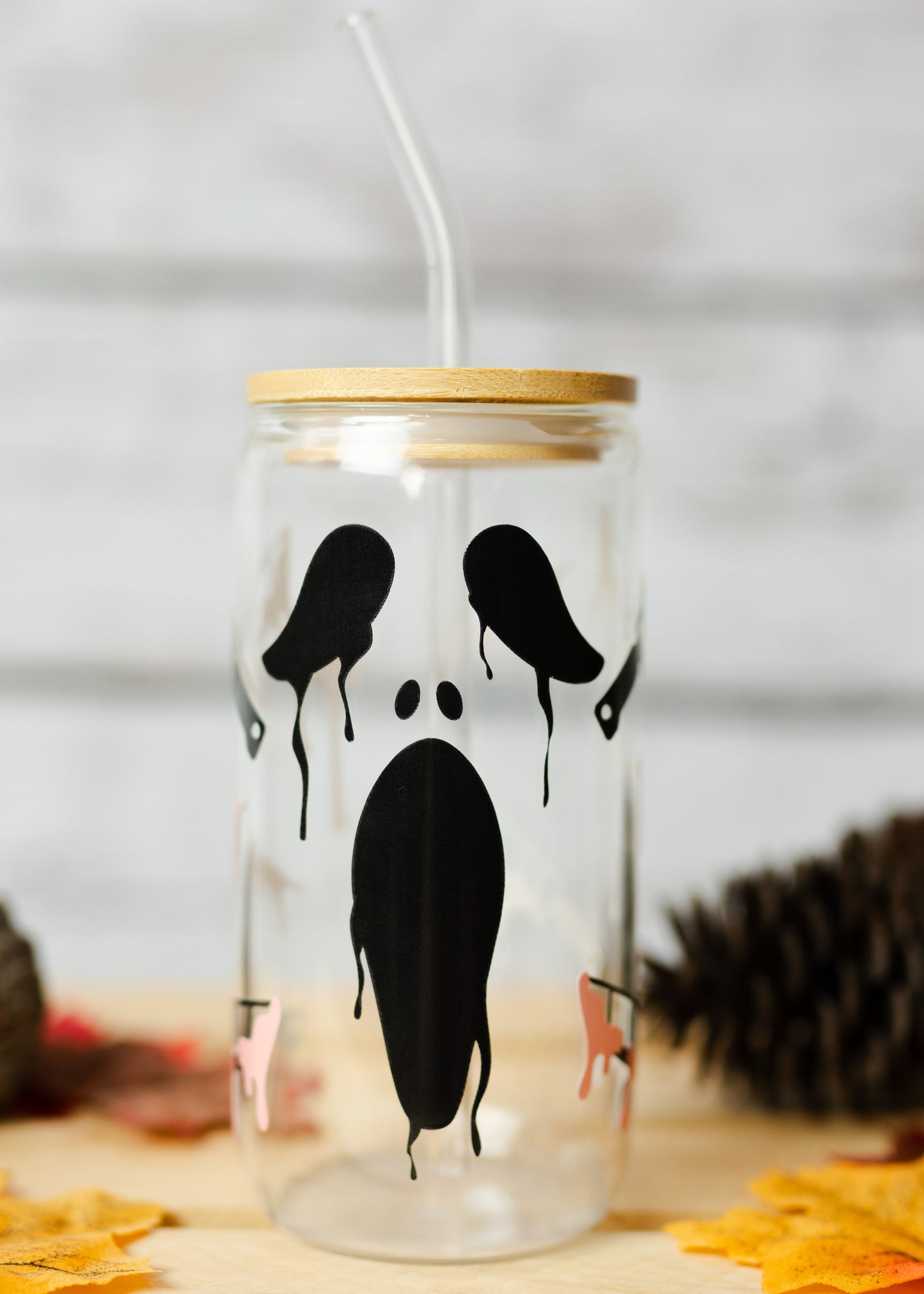 Scream Glass Cup